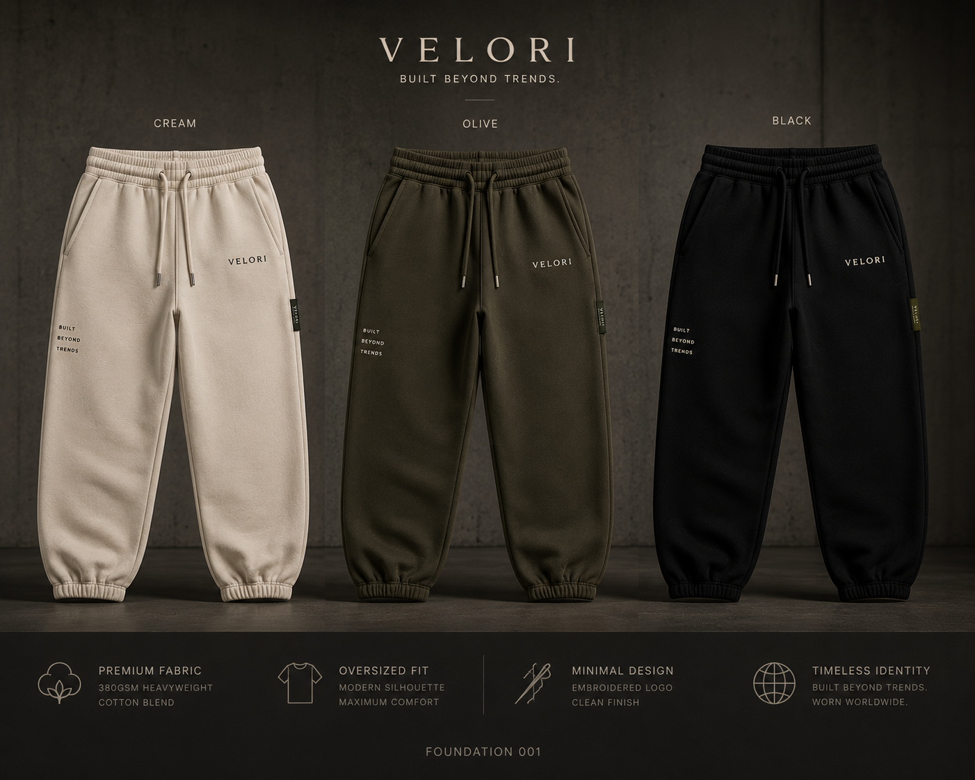 FOUNDATION 001 (Track Pant)